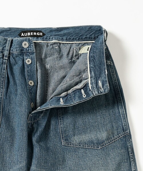 AUBERGE / GASPARD BL バックルバック デニム パンツ（デニム