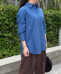新品タグ付き　オードリーアンドジョンワッド　ロングガウン　ブルー　綿 F Audrey and John Wad - BRANDS | Sheth Online Store - シス