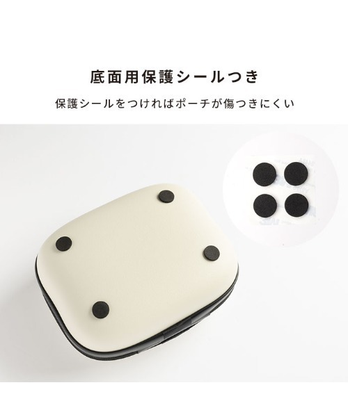 iFace(アイフェイス)の「iFace First Class KUSUMI マルチポーチ ガジェットポーチ(ポーチ・レディース・ブラック/アイボリー/グレイッシュブルー・FREE)」の14枚目の写真