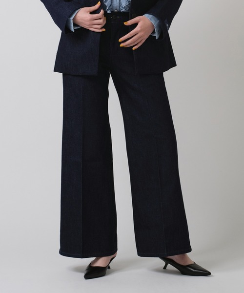 Levi's(リーバイス)の「Levi's/リーバイス BLUETAB(TM) STEM フレアトラウザーパンツ ダークインディゴ(デニムパンツ・レディース・インディゴブルー・27inch/28inch/25inch/23inch/26inch/24inch)」の6枚目の写真