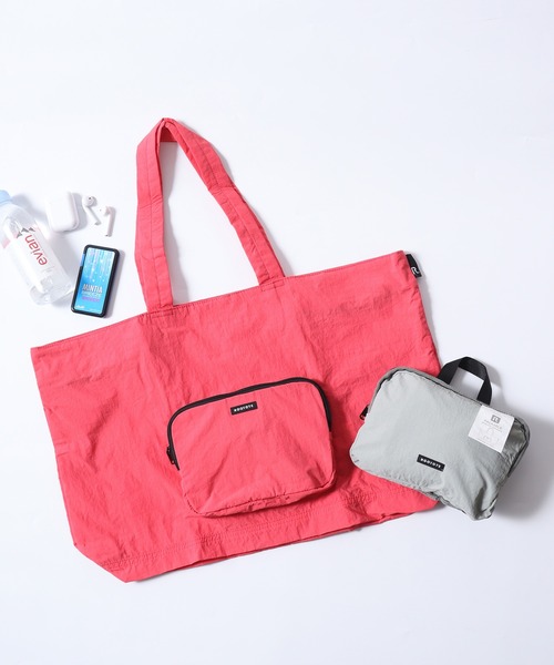 ROOTOTE(ルートート)の「ROOTOTE パッカブルトートBAG(トートバッグ・レディース・クリーム/グレー/グリーン/ブラック/コーラル・FREE)」の5枚目の写真