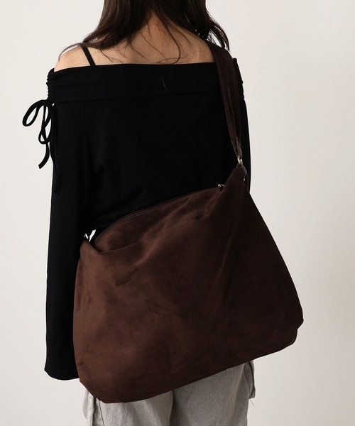 ROOPTOKYO(ループトウキョウ)の「2WAY フェイクレザーメッセンジャーバッグ / ハンドバック(ショルダーバッグ・レディース・ベージュ/ブラウン/ブラック・FREE)」の20枚目の写真