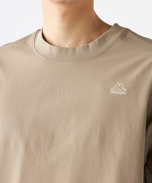 Kappa(カッパ)の「【水陸両用】ナイロントップス (ユニセックス)(Tシャツ/カットソー・レディース・サンドベージュ/ブラック・MEDIUM/LARGE/X-LARGE/XX-LARGE)」の5枚目の写真
