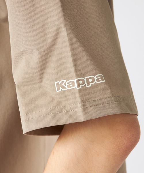 Kappa(カッパ)の「【水陸両用】ナイロントップス (ユニセックス)(Tシャツ/カットソー・レディース・サンドベージュ/ブラック・MEDIUM/LARGE/X-LARGE/XX-LARGE)」の6枚目の写真