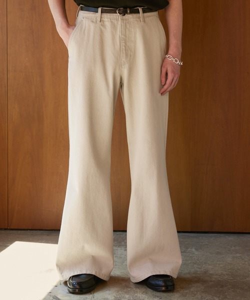LUENNA】Semi-flare Denim Pants / セミフレアデニムパンツ(デニム LUENNA】Semi-flare Denim Pants / セミフレアデニムパンツ(デニム
