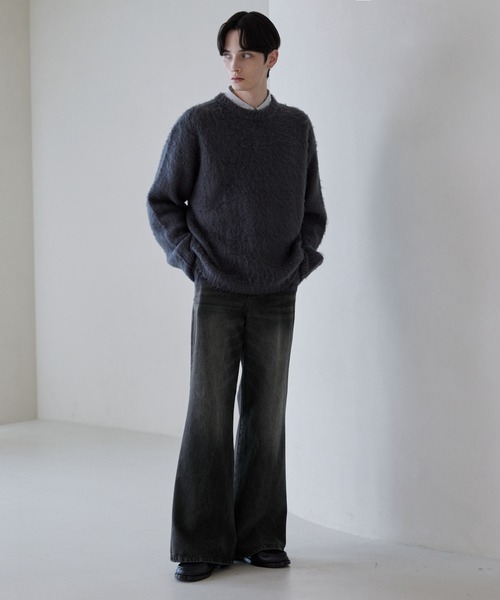 LUENNA(ルエナ)の「【LUENNA】Semi-flare Denim Pants / セミフレアデニムパンツ(デニムパンツ・メンズ・ブルー/ブラック/ブルーグレー/グレー・L/M/S)」の6枚目の写真