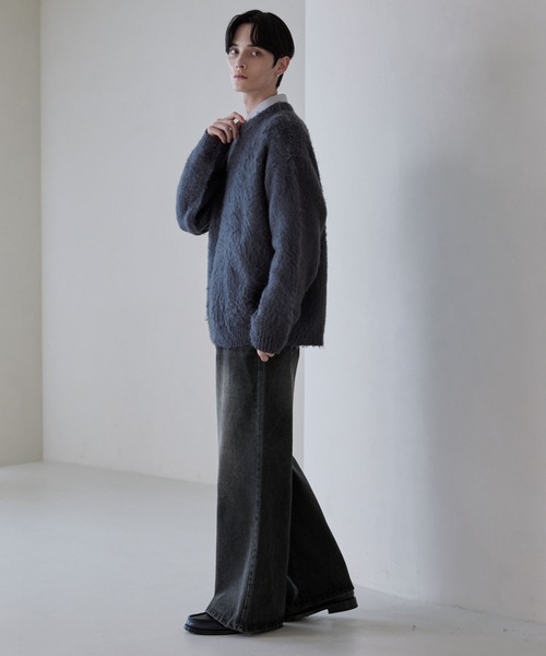 LUENNA(ルエナ)の「【LUENNA】Semi-flare Denim Pants / セミフレアデニムパンツ(デニムパンツ・メンズ・ブルー/ブラック/ブルーグレー/グレー・L/M/S)」の7枚目の写真