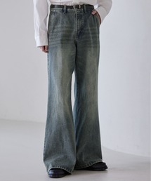LUENNA（ルエナ）の「【LUENNA】Semi-flare Denim Pants   セミフレアデニムパンツ（デニムパンツ）」