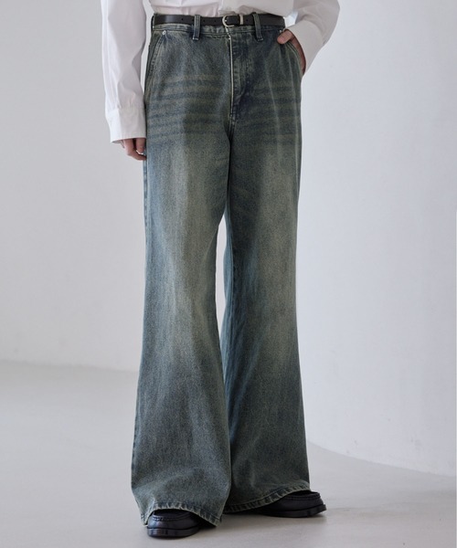 LUENNA(ルエナ)の「【LUENNA】Semi-flare Denim Pants / セミフレアデニムパンツ(デニムパンツ・メンズ・ブルー/ブラック/ブルーグレー/グレー・L/M/S)」の8枚目の写真