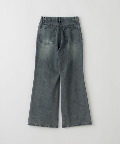 LUENNA】Semi-flare Denim Pants / セミフレアデニムパンツ（デニム