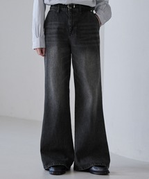LUENNA（ルエナ）の「【LUENNA】Semi-flare Denim Pants / セミフレアデニムパンツ（デニムパンツ）」