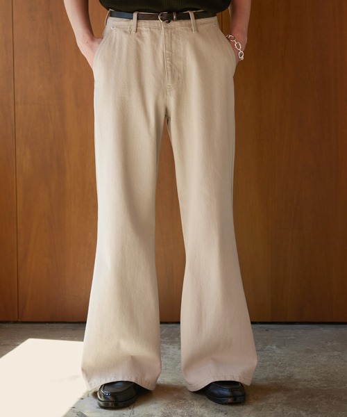 LUENNA（ルエナ）の「【LUENNA】Semi-flare Denim Pants / セミフレアデニムパンツ（デニムパンツ・メンズ・ブルー/ブラック/ブルーグレー/グレー/ライトベージュ・L/M/S）」の6枚目の写真