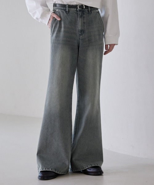 LUENNA（ルエナ）の「【LUENNA】Semi-flare Denim Pants / セミフレアデニムパンツ（デニムパンツ・メンズ・ブルー/ブラック/ブルーグレー/グレー/ライトベージュ・L/M/S）」の7枚目の写真