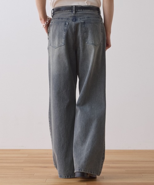 LUENNA（ルエナ）の「【LUENNA】Semi-flare Denim Pants / セミフレアデニムパンツ（デニムパンツ・メンズ・ブルー/ブラック/ブルーグレー/グレー/ライトベージュ・L/M/S）」の11枚目の写真