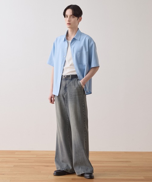 LUENNA（ルエナ）の「【LUENNA】Semi-flare Denim Pants / セミフレアデニムパンツ（デニムパンツ・メンズ・ブルー/ブラック/ブルーグレー/グレー/ライトベージュ・L/M/S）」の13枚目の写真