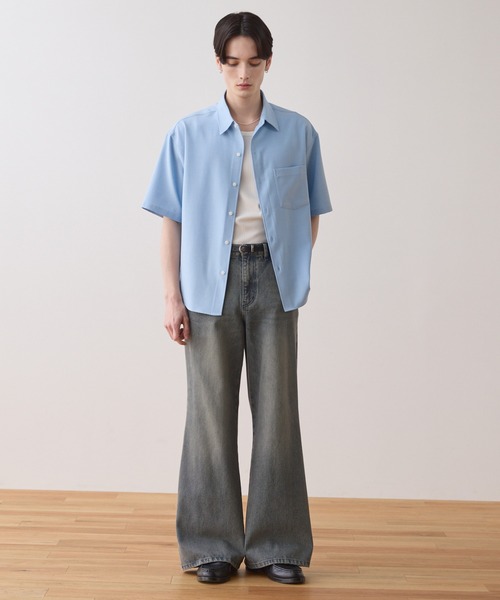 LUENNA（ルエナ）の「【LUENNA】Semi-flare Denim Pants / セミフレアデニムパンツ（デニムパンツ・メンズ・ブルー/ブラック/ブルーグレー/グレー/ライトベージュ・L/M/S）」の14枚目の写真