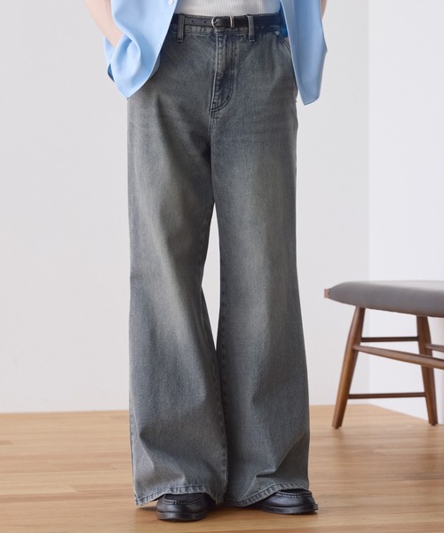 LUENNA（ルエナ）の「【LUENNA】Semi-flare Denim Pants / セミフレア