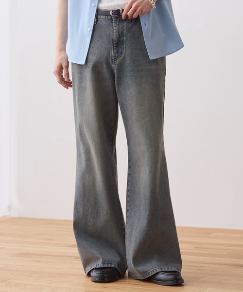LUENNA（ルエナ）の「【LUENNA】Semi-flare Denim Pants / セミフレア