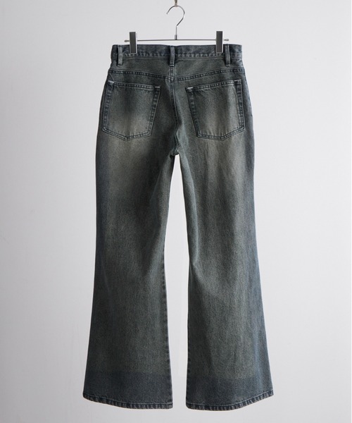 LUENNA】Semi-flare Denim Pants / セミフレアデニムパンツ