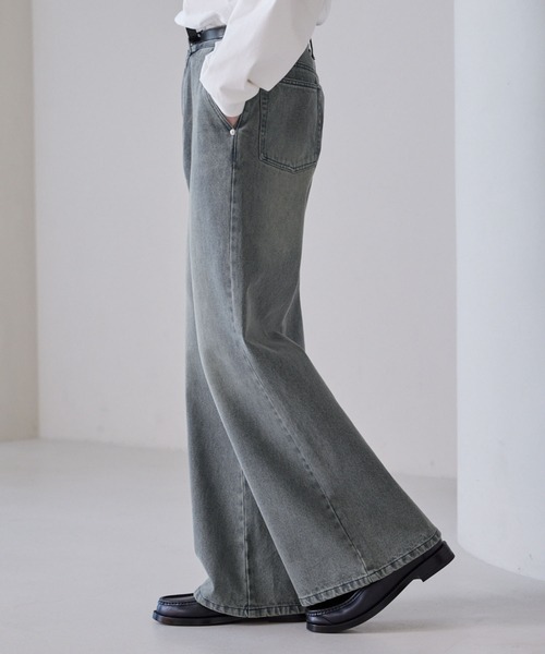 LUENNA（ルエナ）の「【LUENNA】Semi-flare Denim Pants / セミフレア