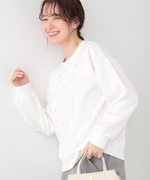 DRESKIP | 【S-LL】もちさら ビジュー付きトップス(Tシャツ/カットソー)