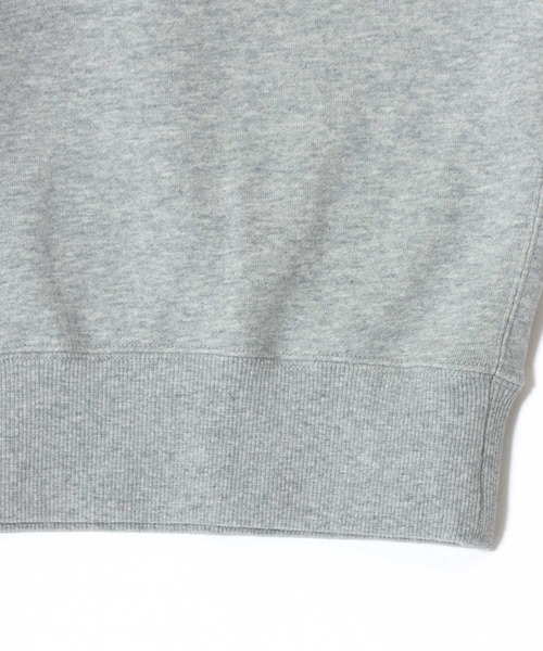 Champion(チャンピオン)の「Champion/チャンピオン コットンUSA 裏毛 カレッジロゴプリント ワンポイント刺繍 半袖スウェット トレーナー/レディース メンズ(スウェット・メンズ・スミクロ/グレー/オートミール/ネイビー/ベージュ系その他/ブルー系その他/ブラック系その他/グレー系その他・L/M/XL)」の11枚目の写真