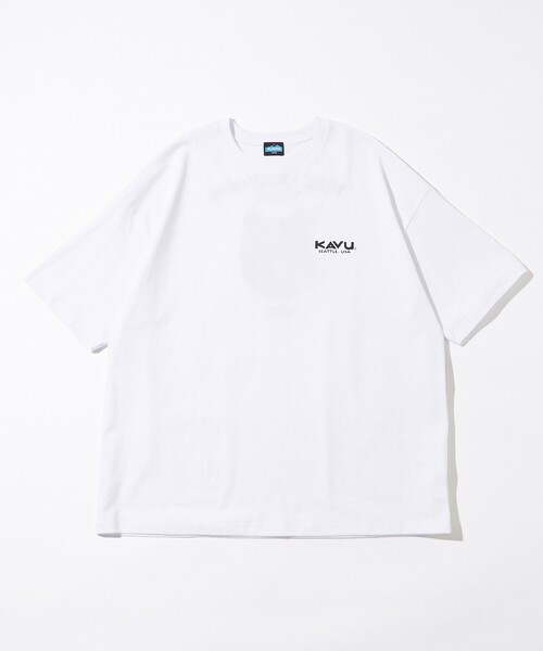 FREAK'S STORE(フリークスストア)の「限定展開 KAVU×FREAK'S STORE/カブ― 別注 アニマル刺繍ワッペン クルーネック Tシャツ(Tシャツ/カットソー・メンズ・スミクロ/ホワイト系その他2/ブラック/ホワイト系その他/ホワイト/グレイッシュベージュ・SMALL/MEDIUM/LARGE)」の16枚目の写真