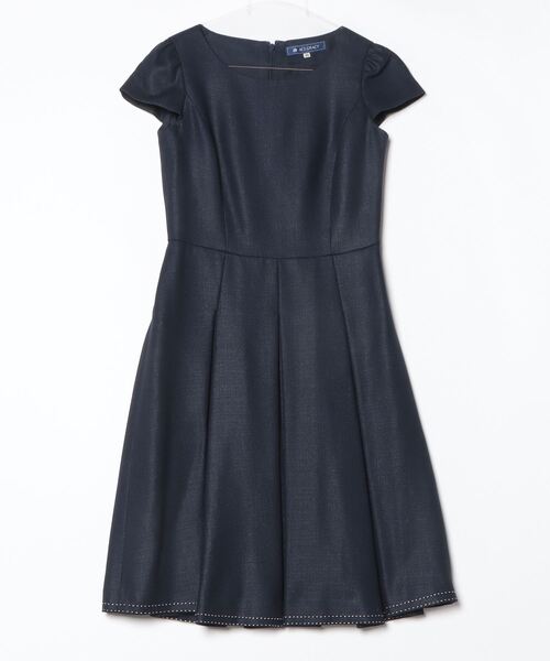 エムズ半袖ワンピース エムズグレイシー ダブルジップ半袖ワンピース 38