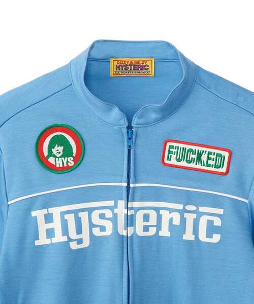 HYSTERIC GLAMOUR（ヒステリックグラマー）の「CIRCLE GIRLワッペン レーシングジャケット（その他アウター・レディース・グリーン/ブルー/ブラック・FREE）」の11枚目の写真
