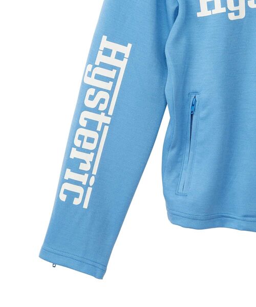 HYSTERIC GLAMOUR（ヒステリックグラマー）の「CIRCLE GIRLワッペン レーシングジャケット（その他アウター・レディース・グリーン/ブルー/ブラック・FREE）」の12枚目の写真