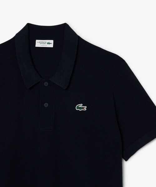 LACOSTE（ラコステ）の「レーヨン混 ワントーンゴルフポロニット（ポロシャツ・メンズ・ネイビー/アイボリー/オリーブ・4/3/5）」の15枚目の写真