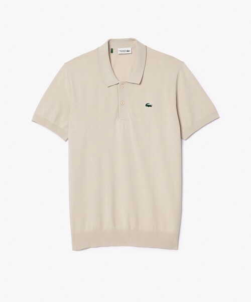 LACOSTE（ラコステ）の「レーヨン混 ワントーンゴルフポロニット（ポロシャツ・メンズ・ネイビー/アイボリー/オリーブ・4/3/5）」の11枚目の写真