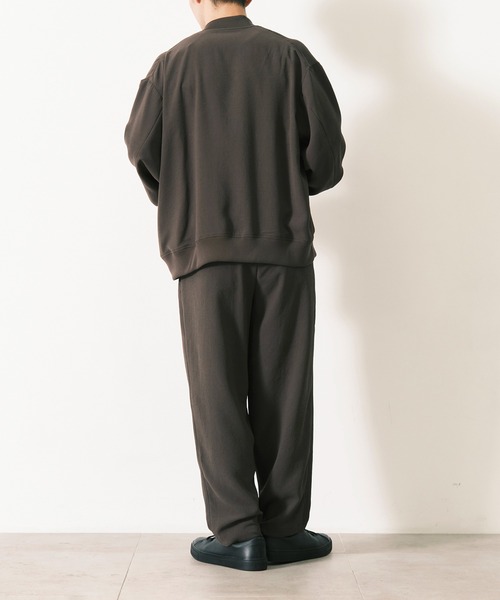 CITY TOKYO（シティトウキョウ）の「Multi-flex ワイドテーパードパンツ（スラックス・メンズ・ダークブラウン/ブラック・1/2）」の17枚目の写真