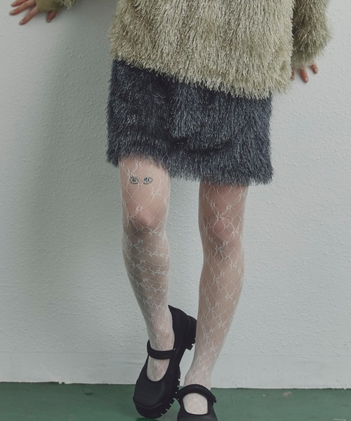 ROSE BUD(ローズバッド)の「(CREOLME)ラメフリンジミニスカート(スカート・レディース・グレー/ライトグリーン・ONE SIZE)」の18枚目の写真