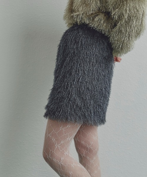 ROSE BUD(ローズバッド)の「(CREOLME)ラメフリンジミニスカート(スカート・レディース・グレー/ライトグリーン・ONE SIZE)」の22枚目の写真