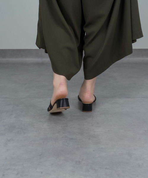 FABIO RUSCONI（ファビオルスコーニ）の「【FABIO RUSCONI/ファビオルスコーニ】ミュール サンダル 本革（サンダル・レディース・ブラック/ベージュ・36/37/38/39）」の11枚目の写真