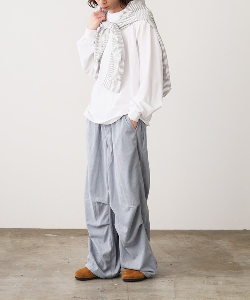 ROOPTOKYO（ループトウキョウ）の「Tuck design sweat pants /タックデザイン スウェットパンツ（その他パンツ・メンズ・ブラック/グレー/ブルー/グリーン/ピンク・M/L）」の21枚目の写真