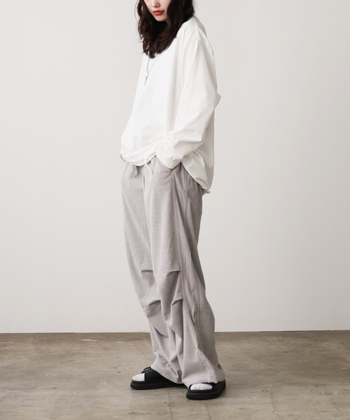 ROOPTOKYO（ループトウキョウ）の「Tuck design sweat pants /タックデザイン スウェットパンツ（その他パンツ・メンズ・ブラック/グレー/ブルー/グリーン/ピンク・M/L）」の14枚目の写真