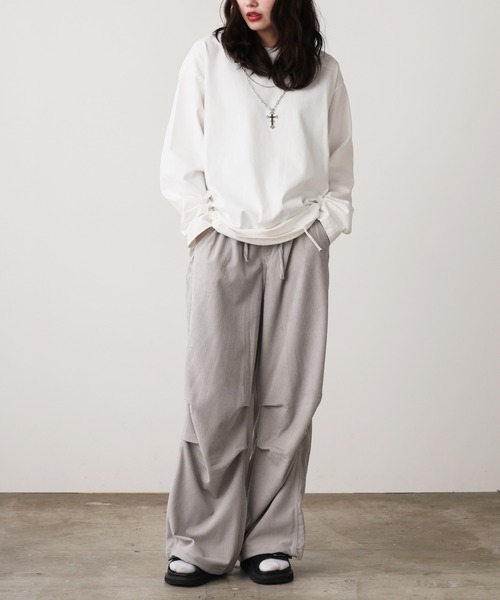 ROOPTOKYO（ループトウキョウ）の「Tuck design sweat pants /タックデザイン スウェットパンツ（その他パンツ・メンズ・ブラック/グレー/ブルー/グリーン/ピンク・M/L）」の13枚目の写真