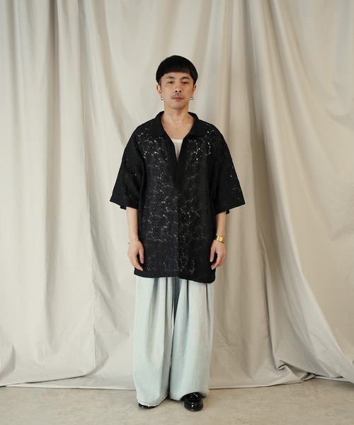 Aphlotus（アプロタス）の「コードラッセルレース スキッパーポロシャツ（ポロシャツ・メンズ・オリーブ/ブラック・MEDIUM/SMALL/LARGE）」の8枚目の写真