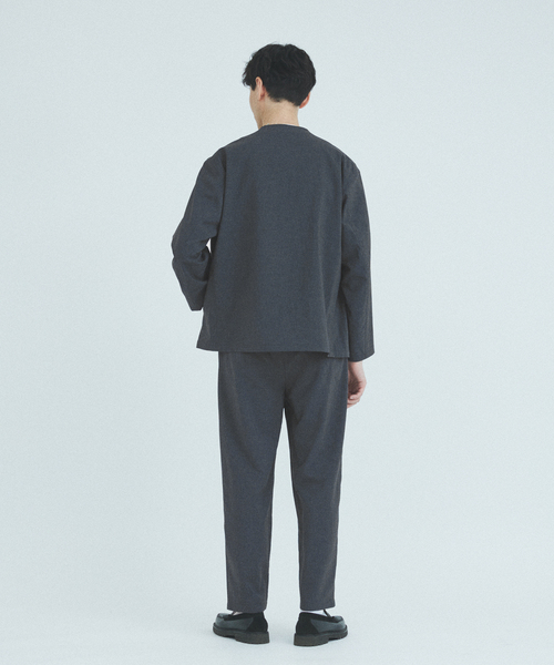 JOURNAL STANDARD（ジャーナルスタンダード）の「”吸水速乾 / 通気性” EVALET ストレッチ 1タックパンツ / セットアップ対応（スラックス・メンズ・ネイビー/ブラック系その他/チョコ・SMALL/MEDIUM/LARGE）」の6枚目の写真