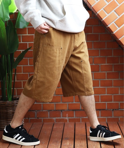 ８(eight)（エイト）の「ダブルニーショーツ（デニムパンツ・メンズ・キャメル/ブルー/ブラック・MEDIUM/LARGE）」の3枚目の写真