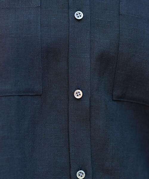 DRESSTERIOR(ドレステリア)の「【トレンド/清涼感】ハーフスリーブクロップドシャツ(シャツ/ブラウス・レディース・ナチュラル/ブラック・34/36/38)」の22枚目の写真