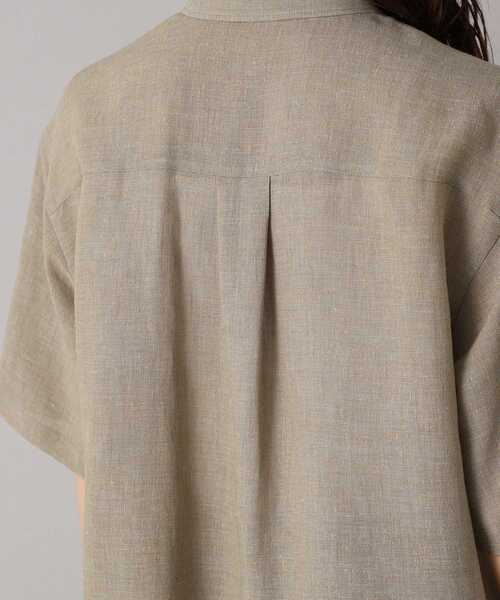 DRESSTERIOR(ドレステリア)の「【トレンド/清涼感】ハーフスリーブクロップドシャツ(シャツ/ブラウス・レディース・ナチュラル/ブラック・34/36/38)」の10枚目の写真