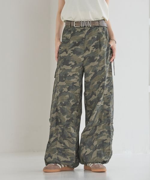 anuans ドロストヘムカーゴパンツ S ドロストヘムカーゴパンツ