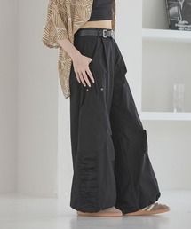 Anui | 【UNISEX/3サイズ展開】ミリタリードロストパンツ(カーゴパンツ)