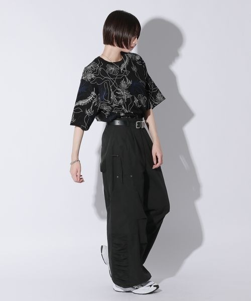 Anui（アニュイ）の「【UNISEX/3サイズ展開】ミリタリードロストパンツ（カーゴパンツ・レディース・チャコールグレー/カモフラージュ/ブラック・SMALL/MEDIUM/LARGE）」の19枚目の写真