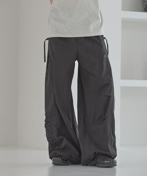 Anui（アニュイ）の「【UNISEX/3サイズ展開】ミリタリードロストパンツ（カーゴパンツ・レディース・チャコールグレー/カモフラージュ/ブラック・SMALL/MEDIUM/LARGE）」の10枚目の写真