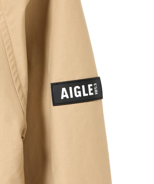 AIGLE（エーグル）の「速乾 UVカット ドライライトウェイト ジップブルゾン（ブルゾン・メンズ・ベージュ/ダークブルー・S/M/L）」の14枚目の写真