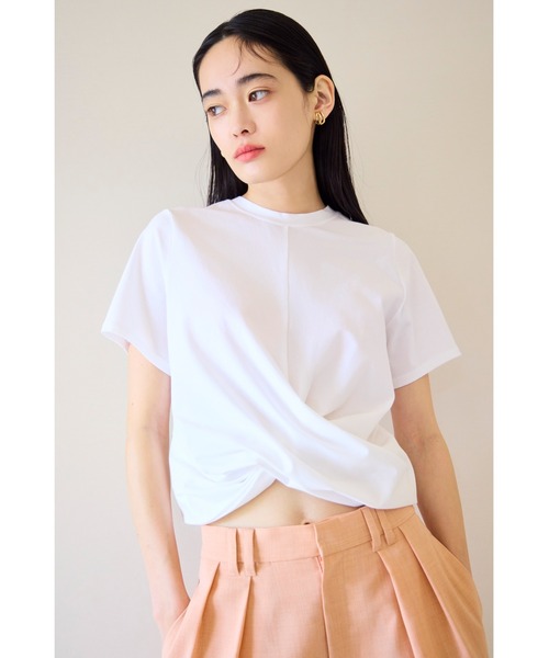 emmi(エミ)の「セミシアー2タックパンツ(その他パンツ・レディース・コーラルピンク/ブラウン/ブラック・0/1)」の7枚目の写真